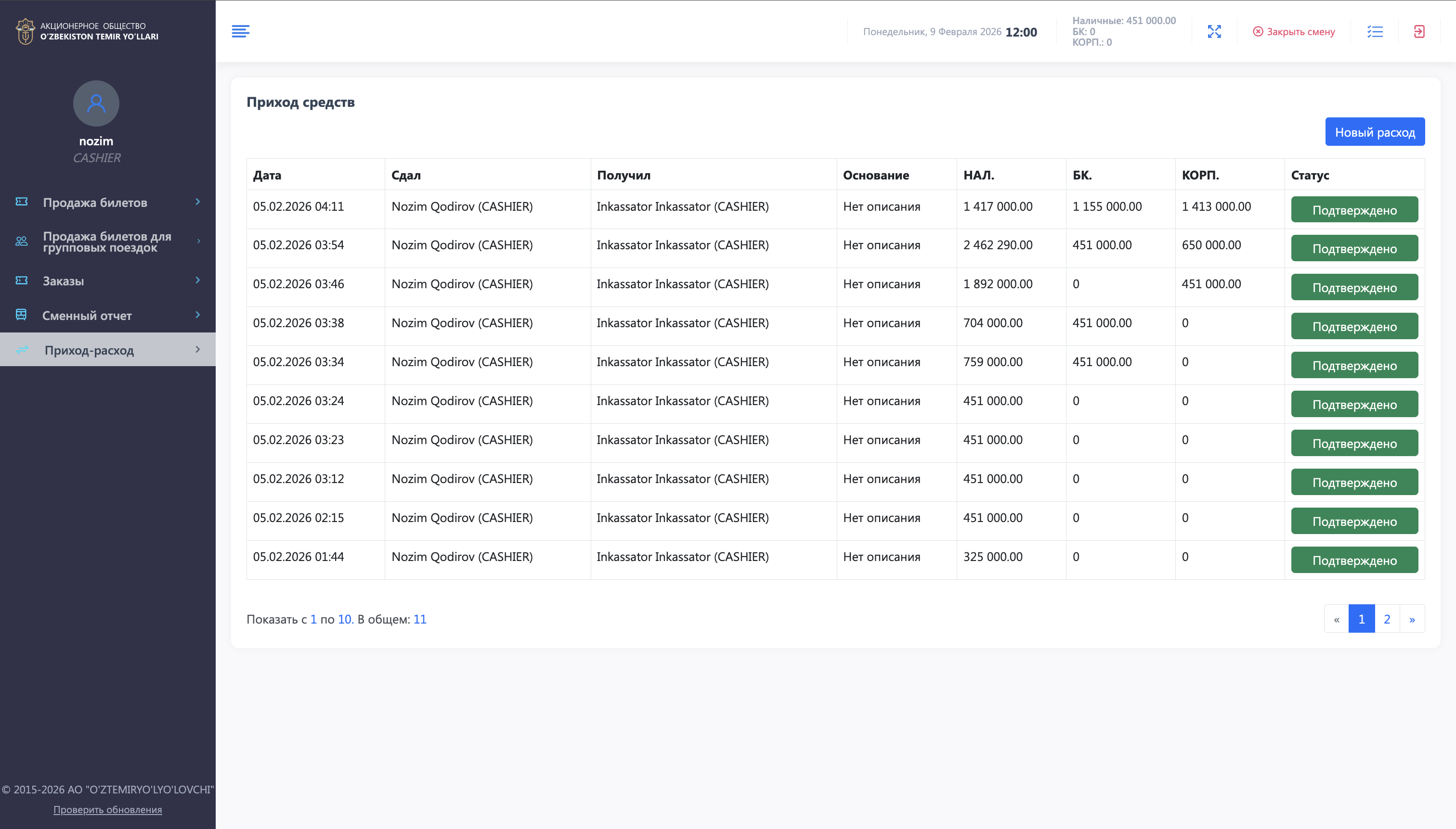 Income Expense Management